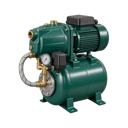 Jet pump and pressure tank equipment